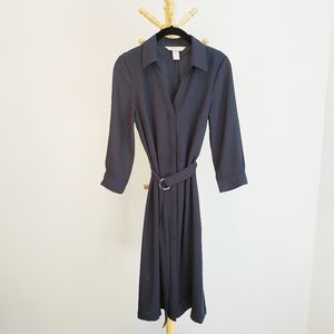 NWOT H&M 3/4 Sleeve Midi Dress, Size 4